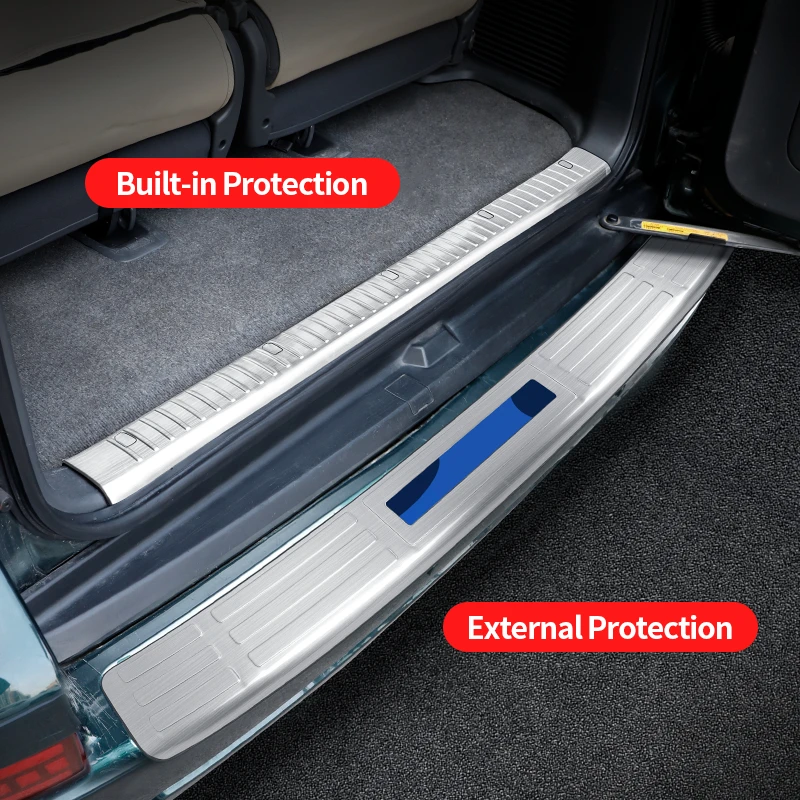 For  2003-2009 Toyota Land Cruiser Prado 120 Interior Decoration Accessories Lc120 Tail Door Guard Board Upgrade Modification