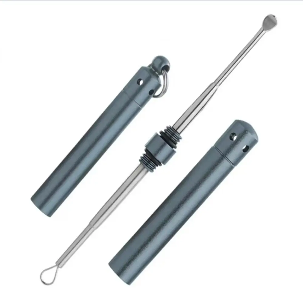 

Side Ear Curette Ear Pick Ear Cleaning Tool Ear-picker Medicine Spoon Keychain Pendants Ear Spoon Ear Wax Removal Ear Cleaner