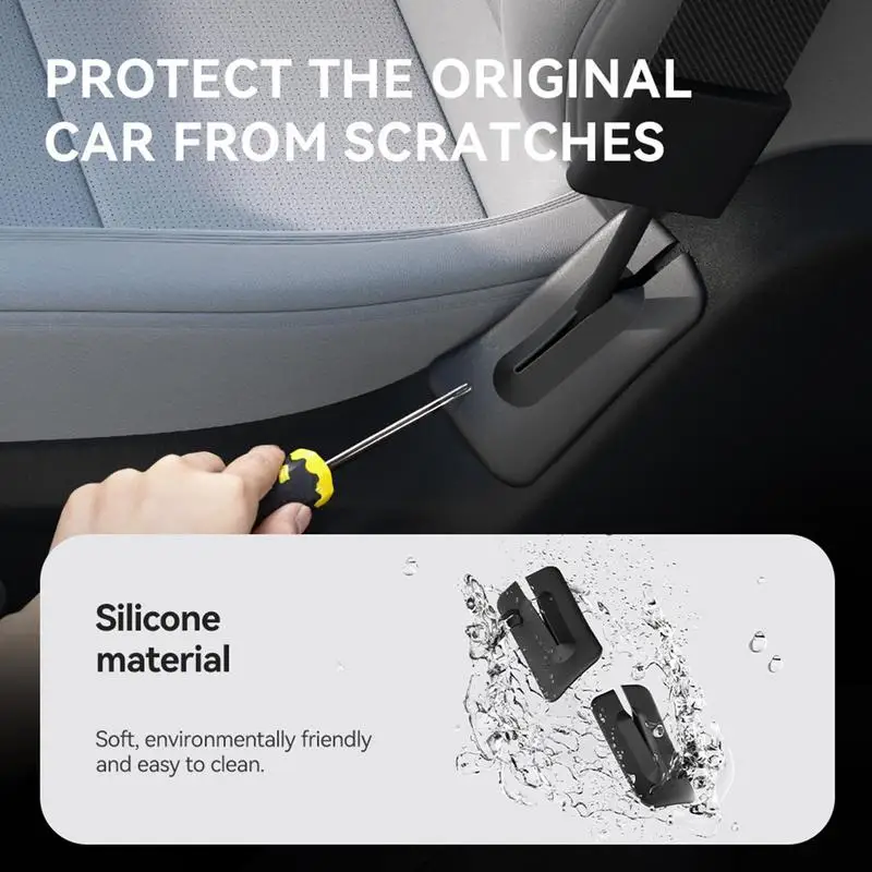 テスラ モデル3 Y 2021+用 シリコン製シート隙間埋め 2個セット 簡単清掃 シートオーガナイザー シート間落下防止 車内アクセサリー