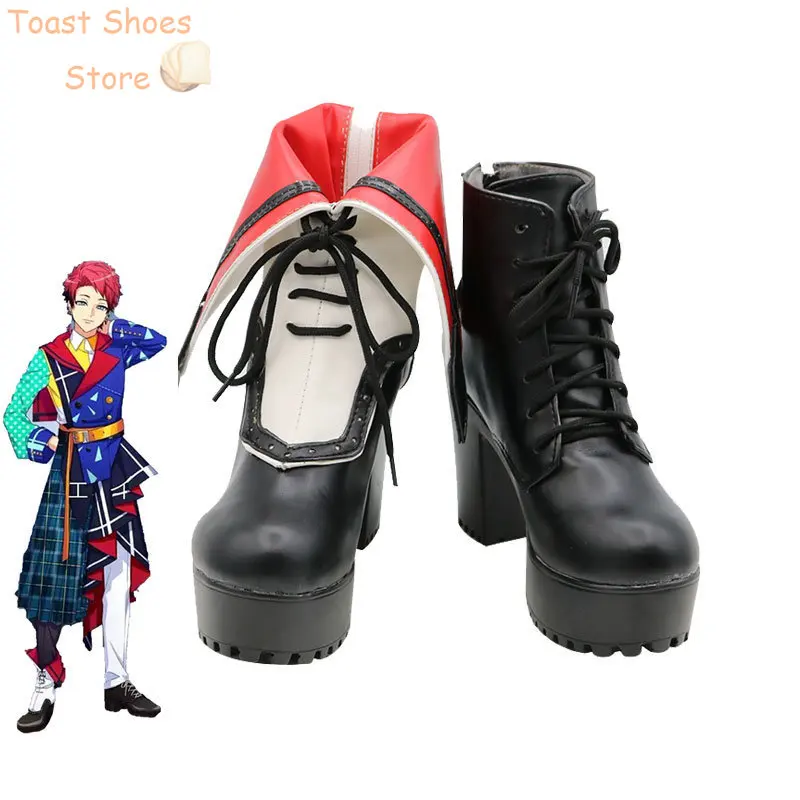 Spel A3! Nanao Taichi Cosplay Schoenen Halloween Carnaval Laarzen Pu Schoenen Cosplay Rekwisieten Kostuum Prop