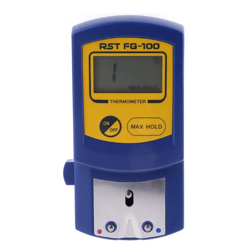 Imagem -04 - Temperatura Termômetro Acessórios Ponta de Solda Tester Temperatura Ferro Medição Precisa para Metal Jóias Elétrica Diy Fg100