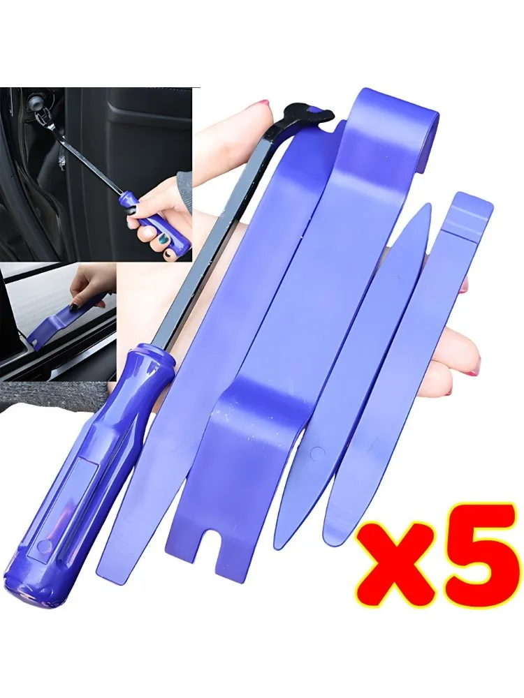 Kit d'outils de démontage automatique, Kit en plastique, Clip de porte de voiture, garniture de panneau, Radio, tableau de bord, retrait Audio, installateur, Kit de levier, réparation de Conversion