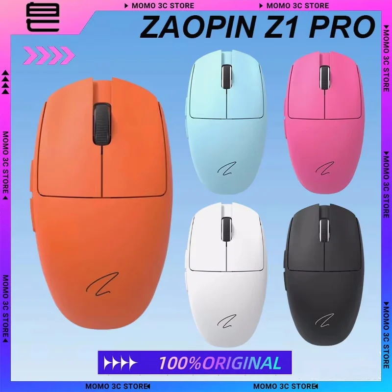 Zaopin Z1 Pro Wireless Mouse Tri-mode Paw3395 2.4g Nordic52840 Ergonomics Lightweight Customized PC Gaming Mouse Gamer Laptop