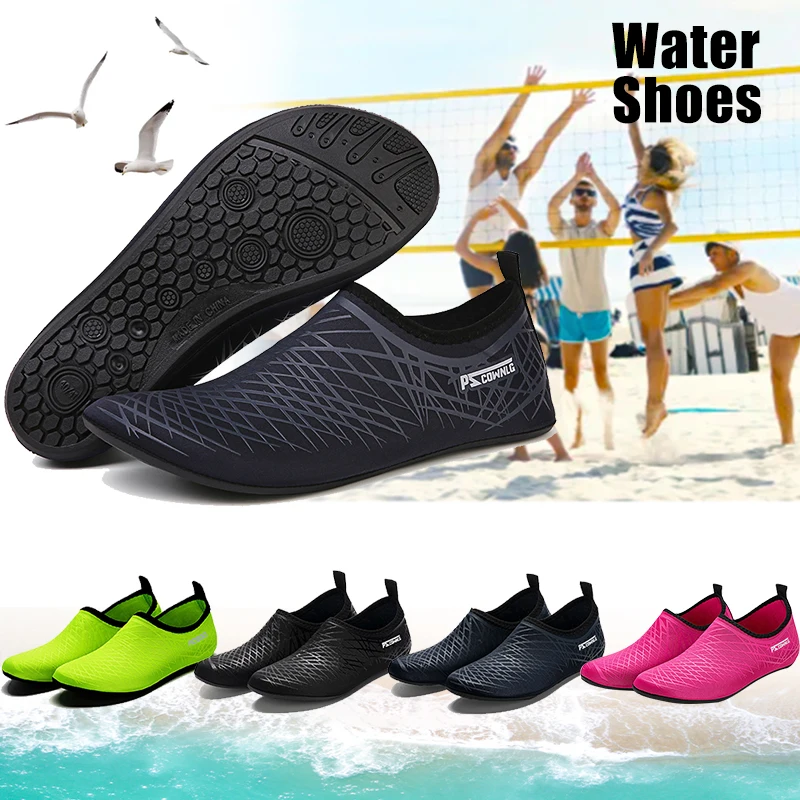 Zapatos de buceo para mujer, zapatos acuáticos para hombre, playa, natación, zapatillas de agua, Fitness, baile, natación, surf, snorkel