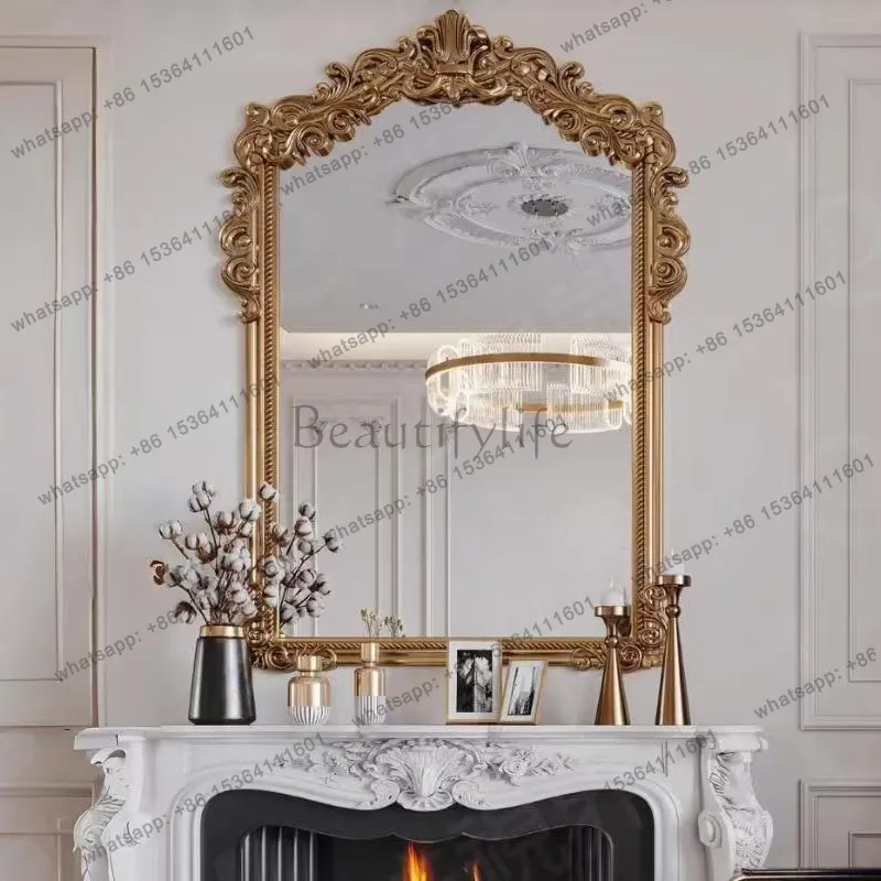 LD Funky Big Mirror Hanging Luxury Decoration Men Bathroom Girls Bedroom Vanity Modern Mirror Wall    Decorations
