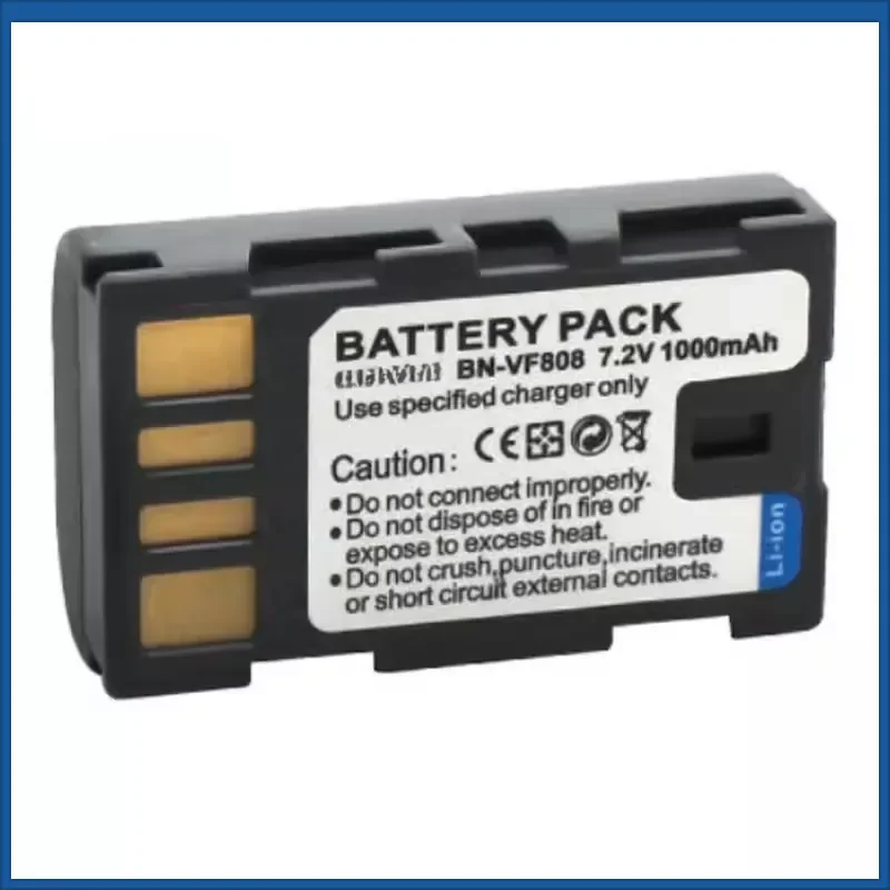 3.7V 1000mAh BN-VF808 BN-VF808U BNVF808 for JVC GZ-HD7 GZ-MG575 GZ-MG555 GR-D750 GR-D760 GR-D740 GZ-MG255 Battery+Charger