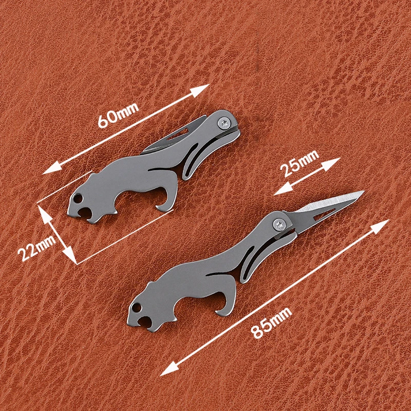 Imagem -06 - Titânio Faca Dobrável Edc Portátil Bolso Faca Utilitário Chave Karambit cs ir Auto-defesa Sobrevivência Multi-ferramenta Facas Clone Presente