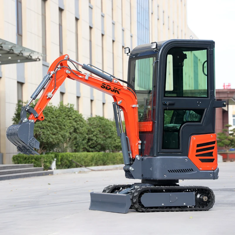 Chinese Manufacturer Mini Excavator 1 Ton Euro5 EPA Kubota Engine Excavator Multifunctional Micro Digger Factory customization