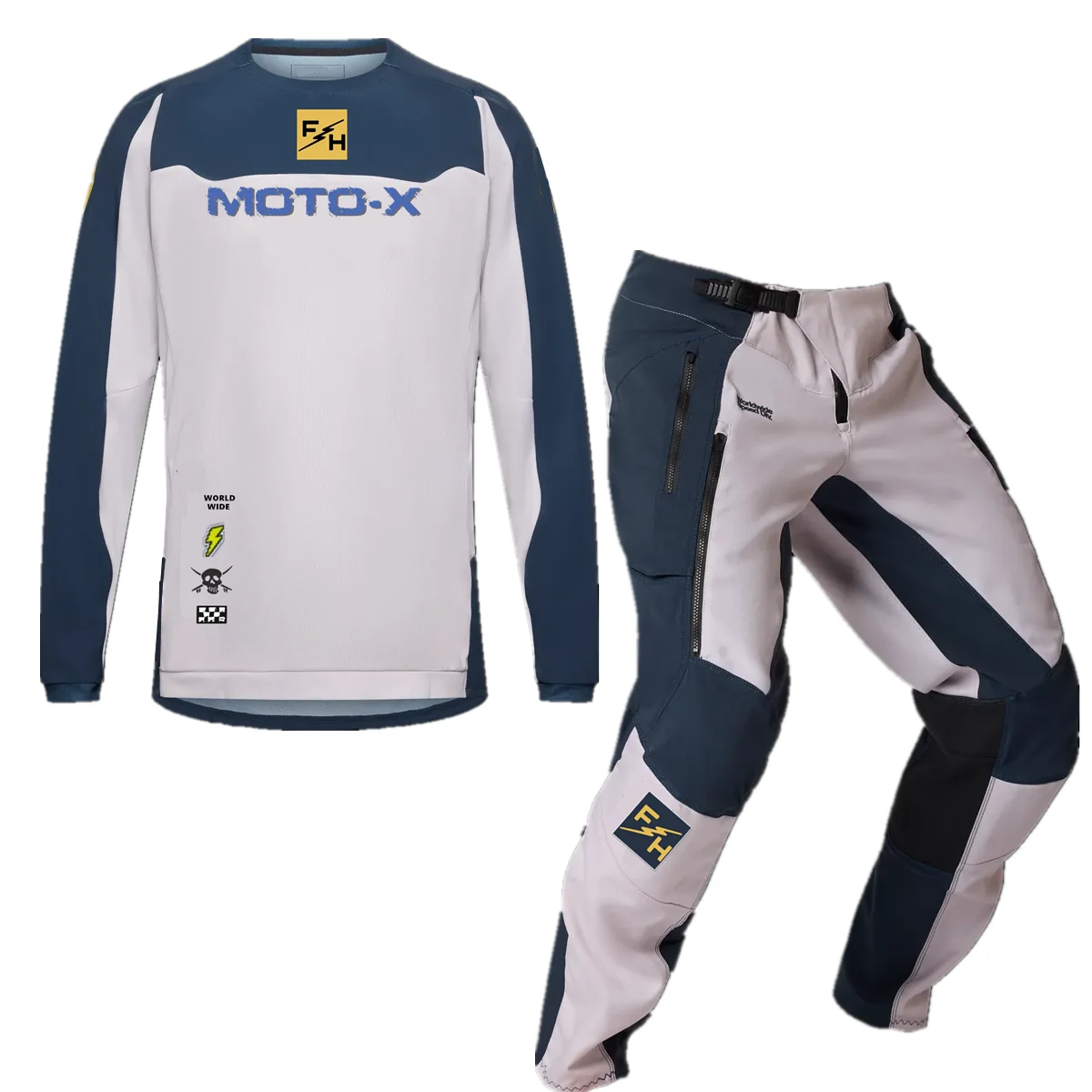 2027 FH Ranger Enduro Offroad Motocross-Ausrüstungsset Dirt Bike Combo Motorrad MX Trikot und Hose – Detail 8
