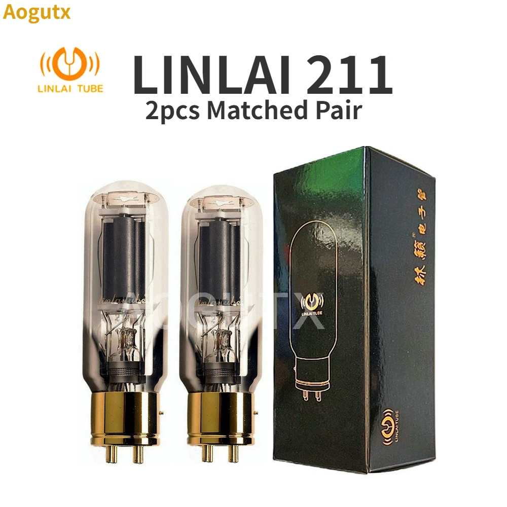 

Aogutx LINLAI 211 Vacuum Tube Replace Upgrade Shuuguang Psvane 211 WE211 Electronic Tube Audio Valve DIY Amplifier Kit Genuine