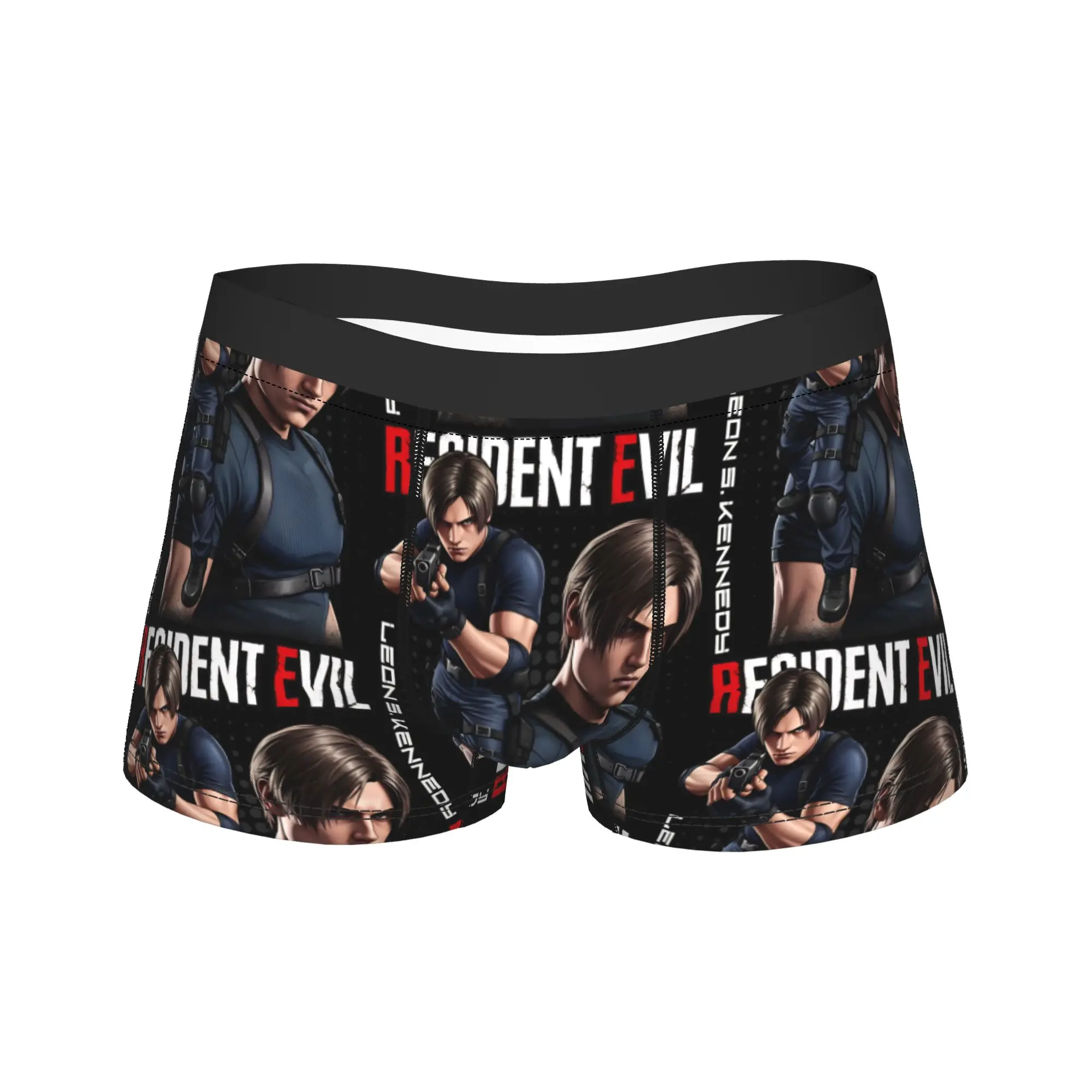 

Трусы-боксеры Leon S. Kennedy Resident Evil: фан-арт, качественные, мужские, сексуальные, мягкие, больших размеров, на заказ