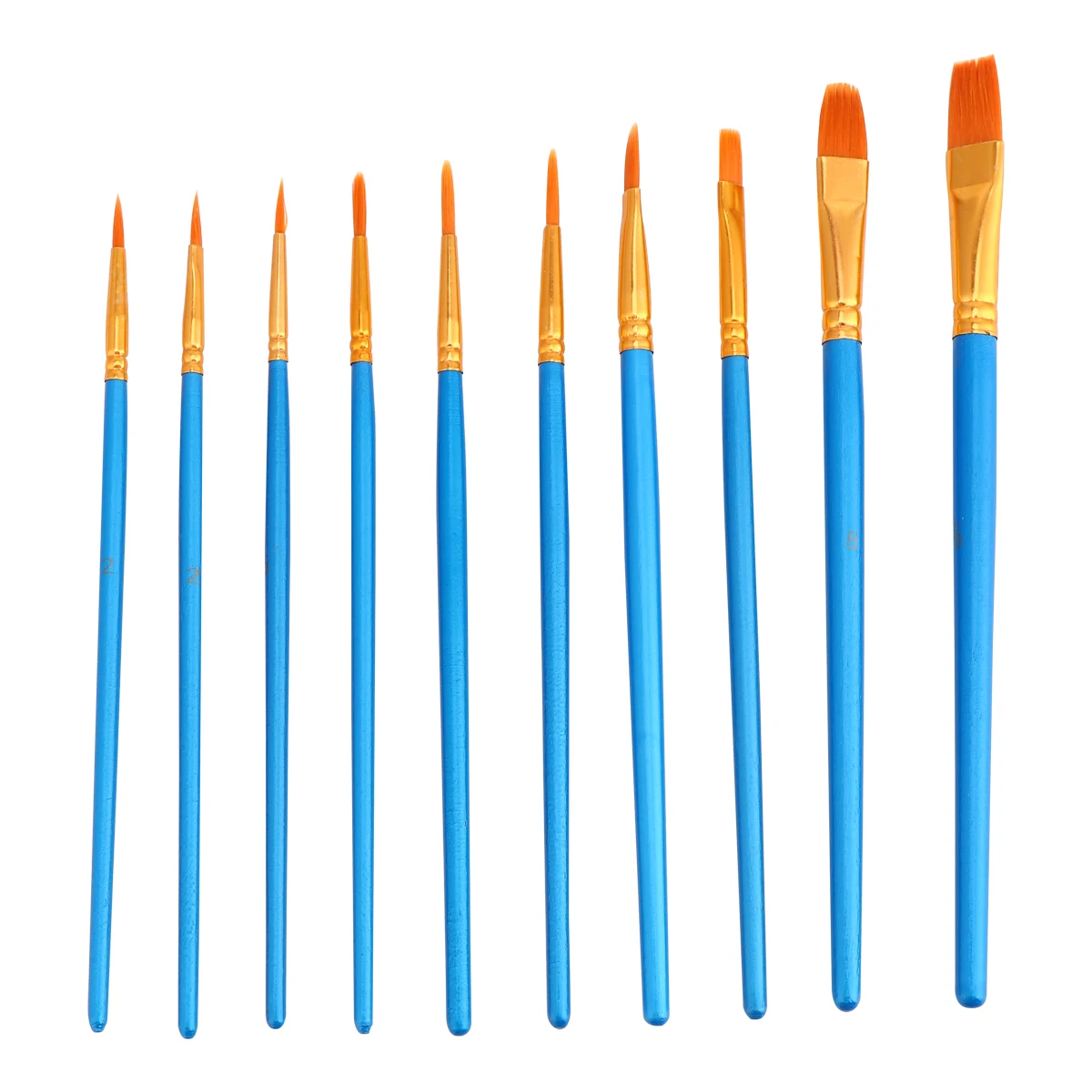

10 Pcs Brush Set Paintbrushes for Artist Acrylic Watercolor Painting Tools