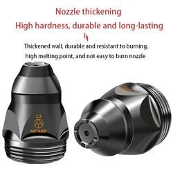 P80 Black Diamond Electrode Nozzles Contactable Cutting Nozzles for Hafnium Wire Cutting Nozzles