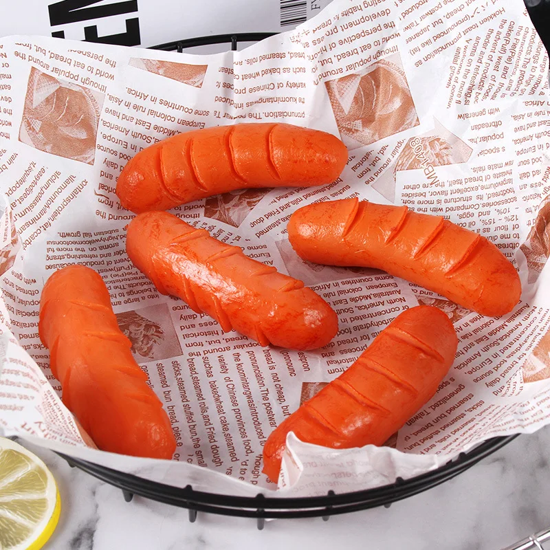 

Artificial Sausage Fake Food Simulation Hot Dog Sausage Model kitchen Photography props Sweet Table Decoration Home Decor