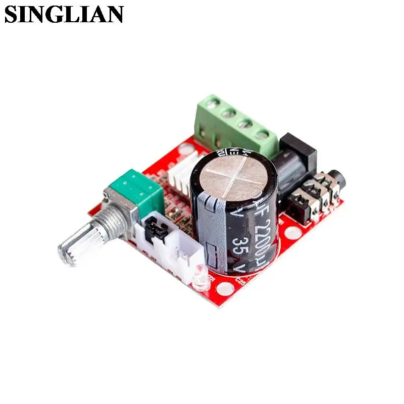 PAM8610 Mini Power Amplifier Board TDA2030 12V 10W Pure Class D Stereo Power Amplifier Module