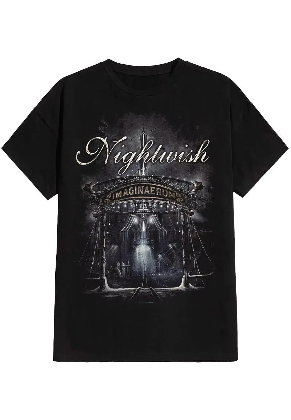 

Футболка Nightwish Yesterwynde с периферийным узором и принтом, летние роскошные брендовые хлопковые мужские и женские футболки с короткими рукавами
