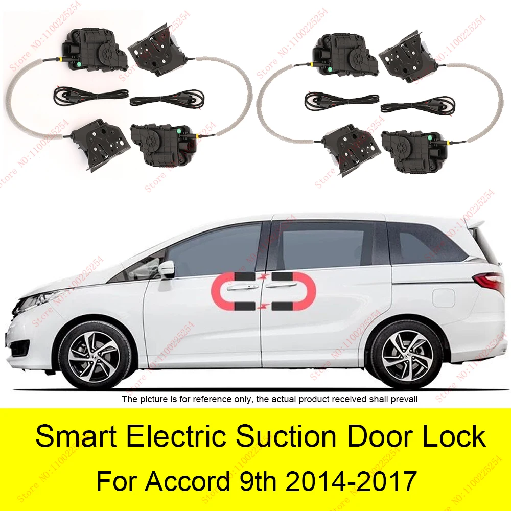 Smart Auto Car Electric Suction Door Lock for Honda Accord 9th 2014-2017 Automatic Soft Close Super Silence Self-priming Door