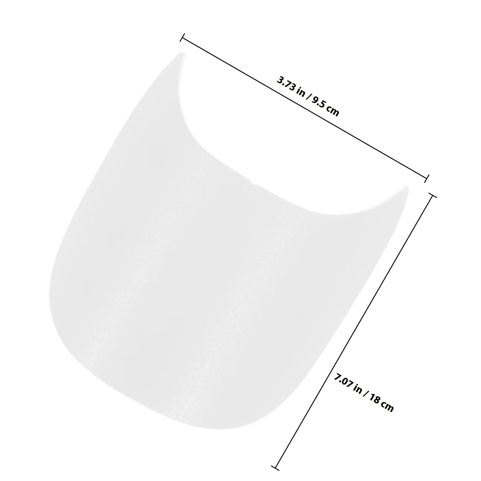10 قطعة قبعة حافة إدراج البلاستيك منحني واسعة قبعة بيسبول قناع إدراج ل قبعة المشكل الشمس جولف قبعة بيسبول اكسسوارات