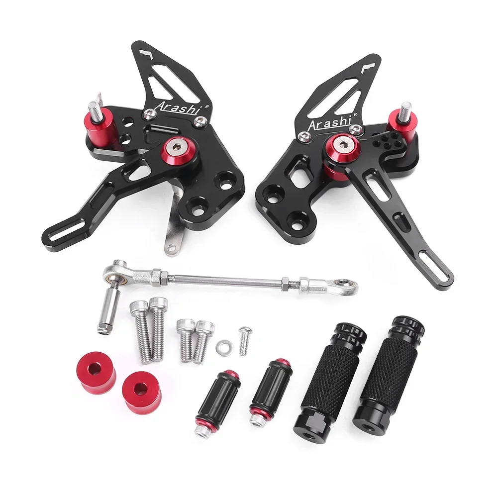 

For Kawasaki Z125 2016 2017 2018 Motorcycle Adjustable Rearset Rear Set Footpegs Footrest Assembly Motorbike Spare Parts