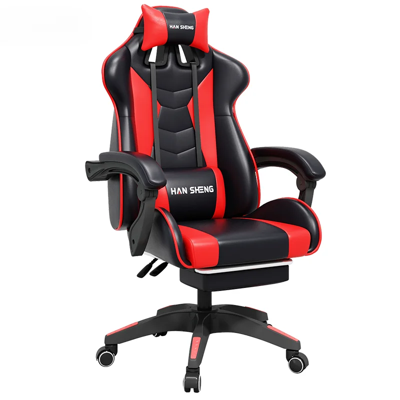 Cheap finely crafted ergonomic computer racing swivel leather office chair gaming