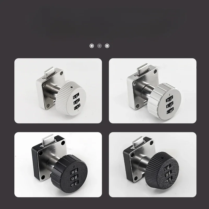 Office Drawer Cabinet Digital Password Mechanical Lock Security Anti-theft Wardrobe Locker Smart Home Hardware Lock Without Key