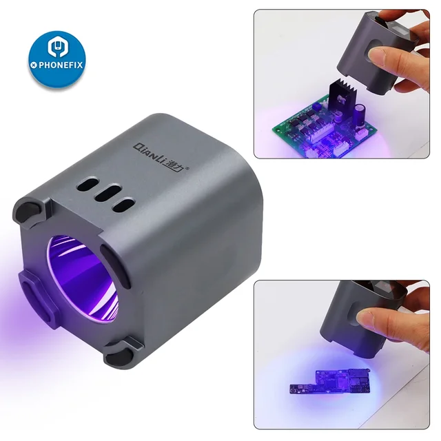 Qianli lampa utwardzająca inteligentny zielony olejek UV lampa UV klej optyczny klej lampa utwardzająca do płyty głównej do telefonu LCD naprawa