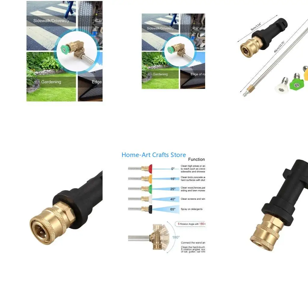 Y3NA Pressure Washer Extension Wand Pressure Washer Gutter Cleaning Tool Gutter Cleaner Replacement Wand Replacement
