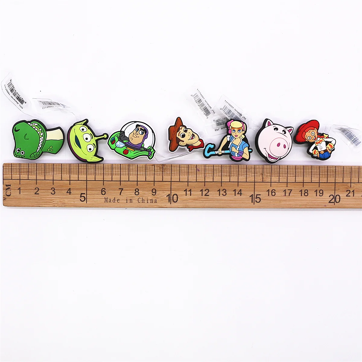 1pcs Cartoon PVC Toy Story Shoe Charms Clog Sandals Buckle Decorations Shoe Accessories Buzz Lightyear Unisex Boys Girls Gift view 6