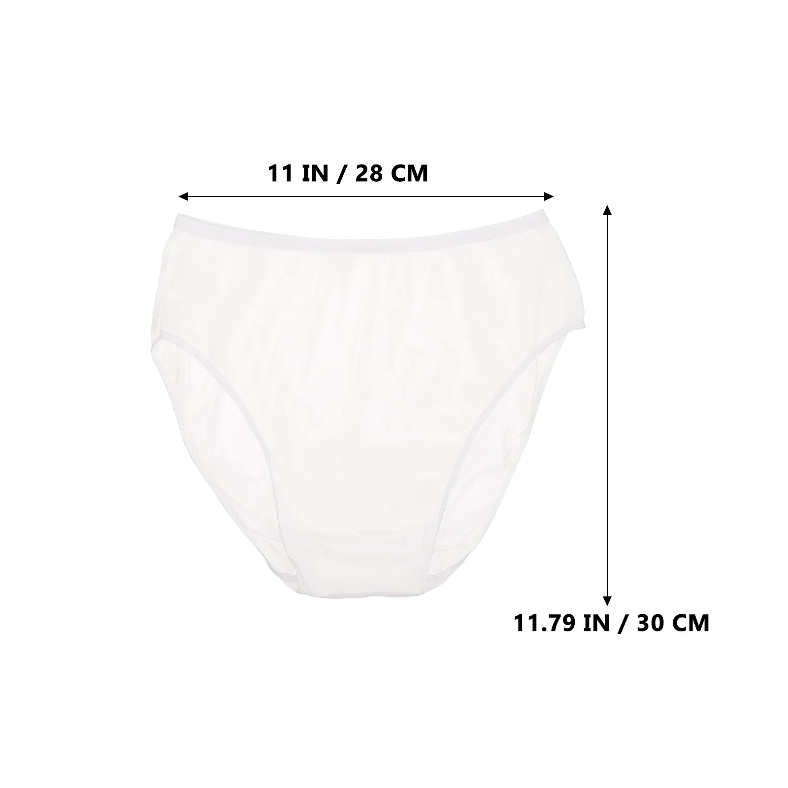 

10pcs Disposable Underwear Men Pure Cotton Briefs Lightweight Travel White One Size Fits 150 170 Pounds Elastic Comfortable