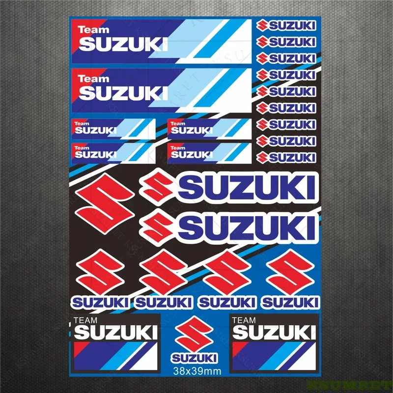 

Виниловые наклейки для мотоциклов Suzuki, наклейки с логотипом на шлем