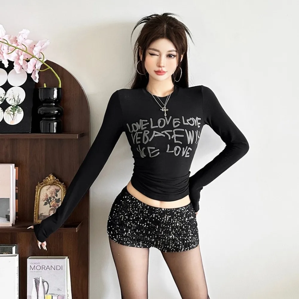 SylCue الترتر المرقعة السراويل القصيرة امرأة منخفضة الخصر نحيل الخوخ الورك الساخن الفتيات منتصف الليل شارع العليا البرية نمط قيعان الكلاسيكية #2