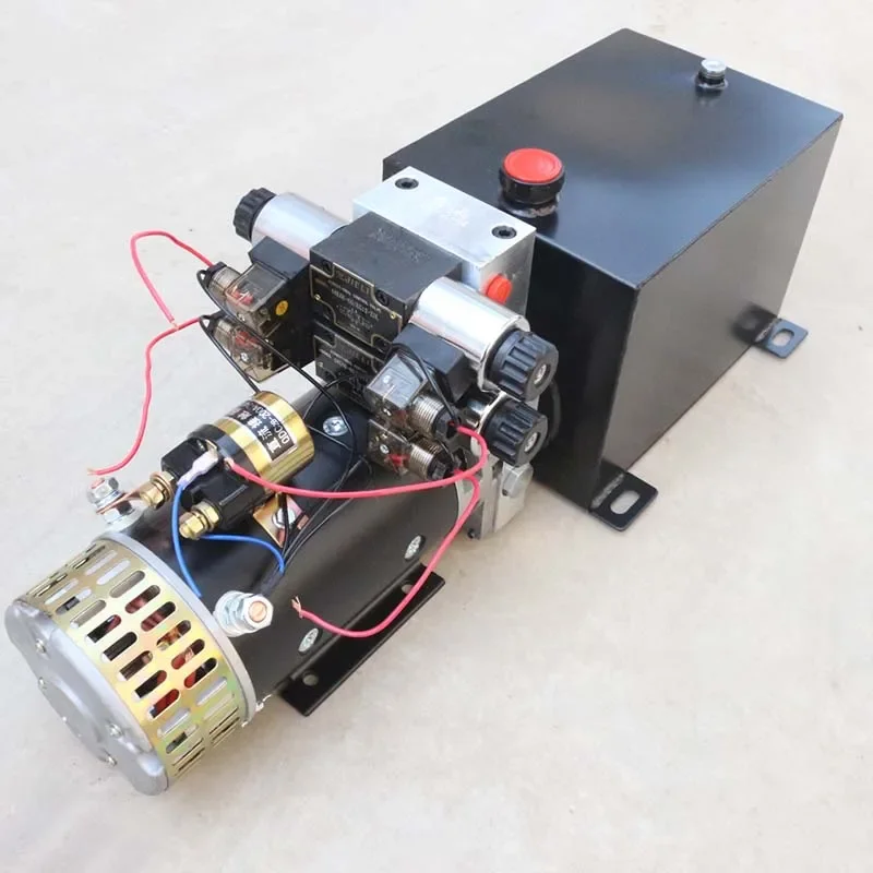 

Power Unit Stacker Forklift Car Tail Board Remote Control Hydraulic Station DC Electric Cylinder Oil Pump Motor