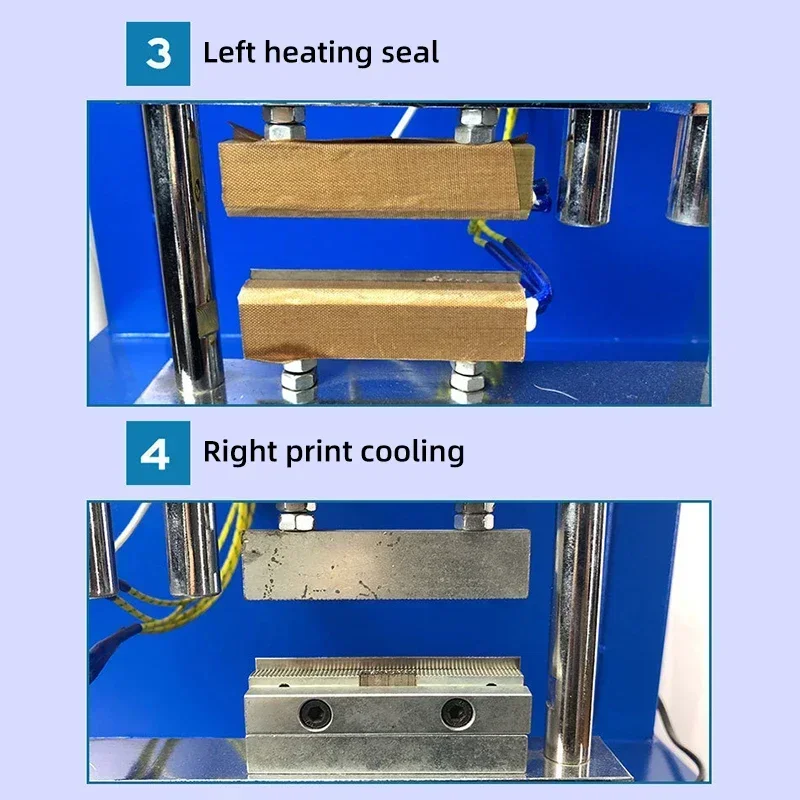 

TS-80 High Quality Easy Operation Hand Cream Cleanser Glue Plastic Sealer Soft Tube Sealing Machine With Date Coding Embossing H