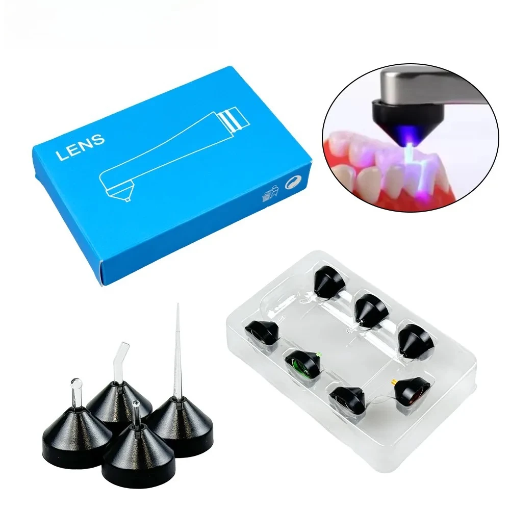 3×7pcs/Box Dental Led Curing Light Magnetic Type PointCure Translume ProxiCure Ball Endoguide Lens Caries Detector  Curing Head