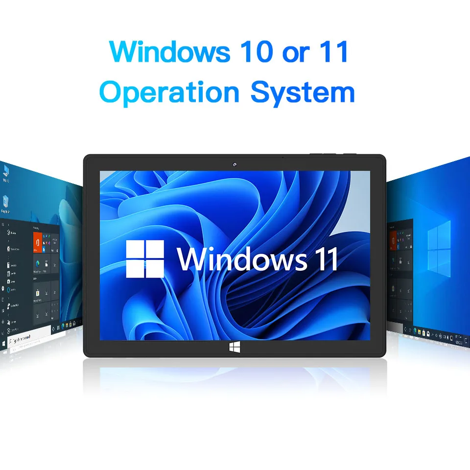 Windows 11 Tablet PC, N4000 MAX 2.6Ghz Processor, 8GB DDR4 128GB Large Memory, Dual cameras, WiFi, Micro HDMI, USB Type C Ports