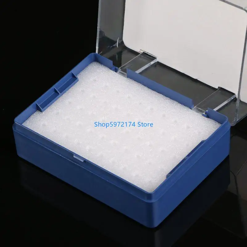 Y3NB Plastic Storage Box With Foam Milling Cutter For 50 PCB Drill Bits