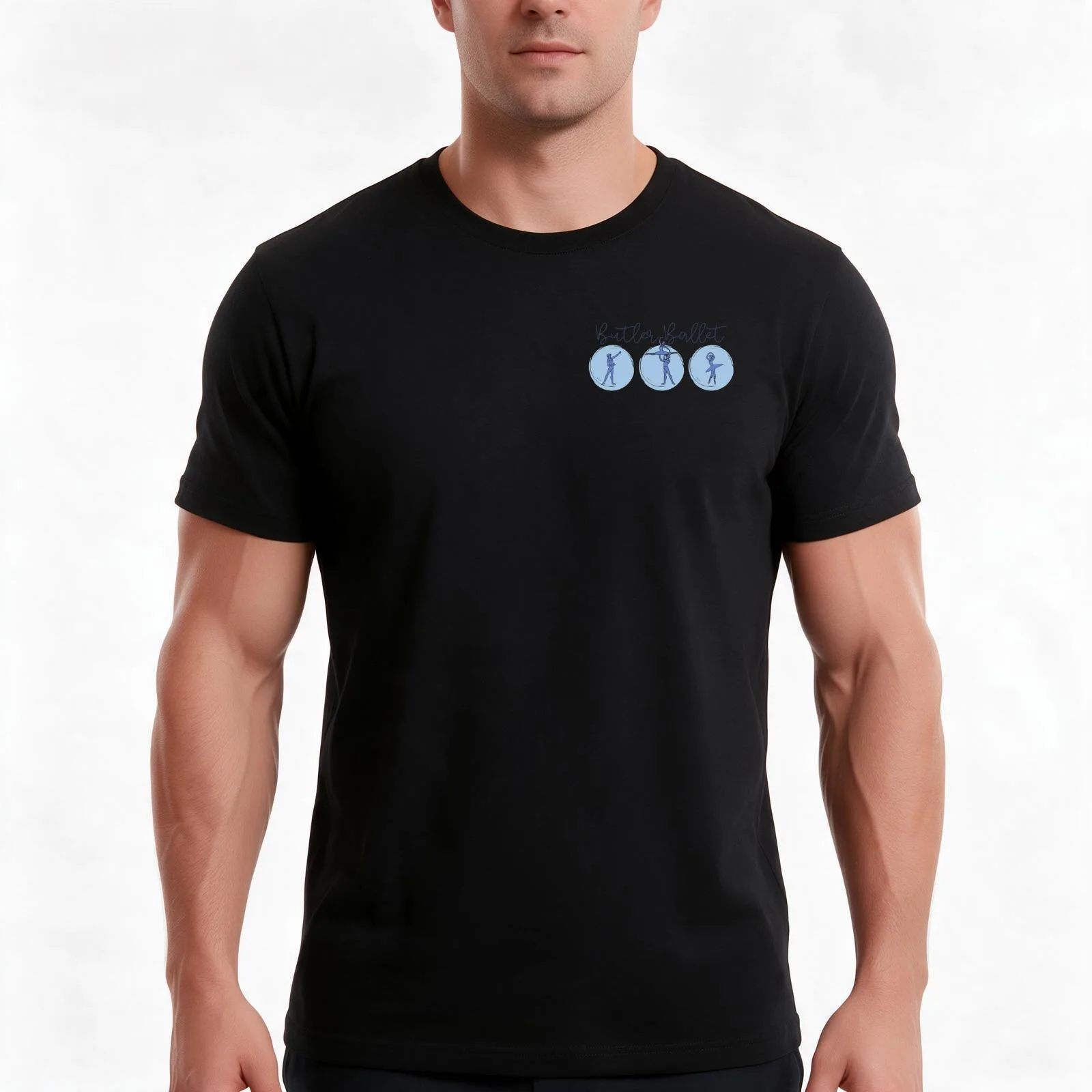 Butler Ballet Dots T-Shirt, Vintage Retro Graphic Tee, Unisex Summer Casual Streetwear Top