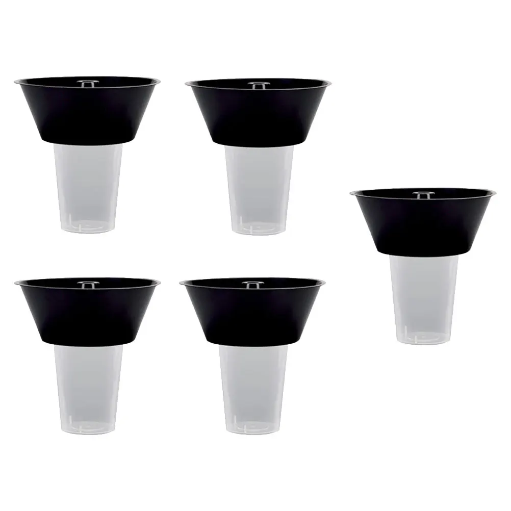 

5 Sets Snack Combination Large Capacity Smooth Surface Clean Easily Perfect Daily Party Use Combined Snacks Holder Plastic Water