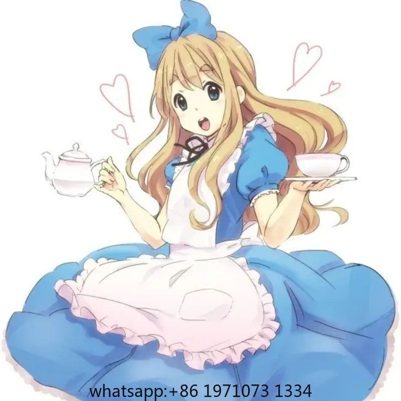 Cosplay Costume Lolita Dress Maid Apron Fantasia Carnival Halloween Costumes for Women Masquerade Party Alice In Wonderland