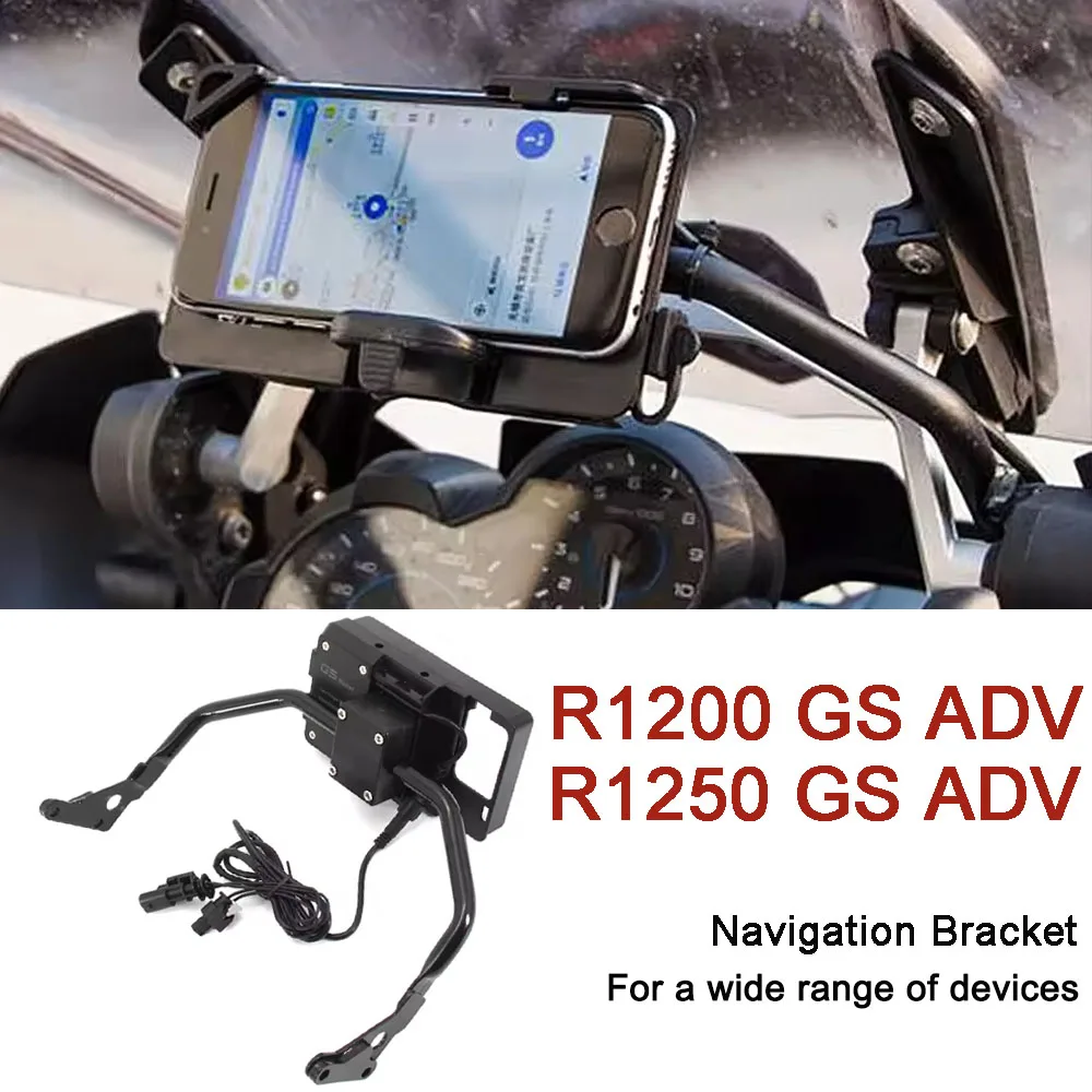 

For BMW R1200GS R1250GS Adventure R 1200 1250 GS Motorcycle GPS Navigation Handlebar Bracket Support 12mm Phone Holder Mount