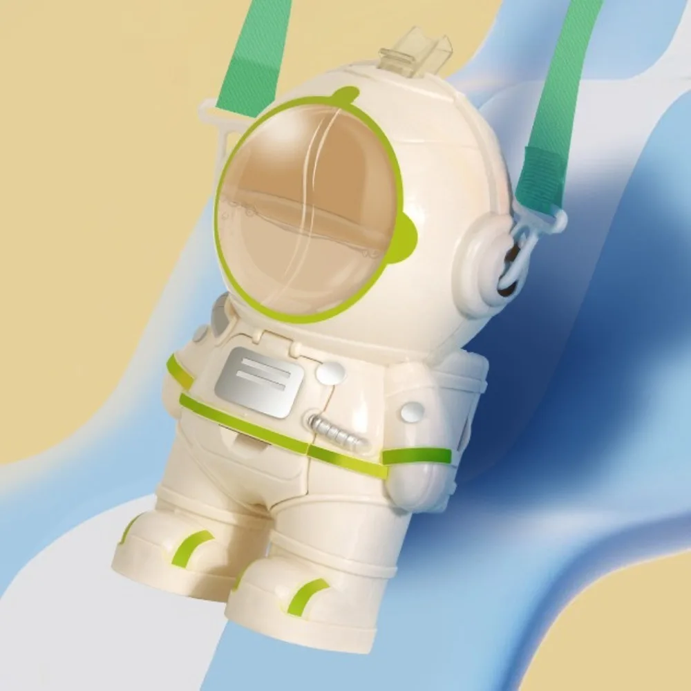 ถ้วยน้ํานักบินอวกาศตู้น้ําสายคล้อง 250ml ตู้น้ําขนาดเล็กแบบพกพาพร้อมฟางโต๊ะตู้น้ําของเล่นเด็กผู้หญิง