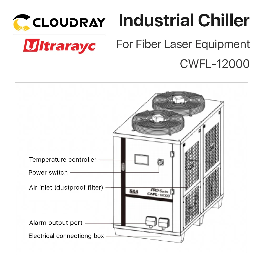 Ultrarayc S&A CWFL-12000 Industry Air Water Chiller Laser Cutter CWFL-12000 Series for Fiber Laser Engraving Cutting Machine