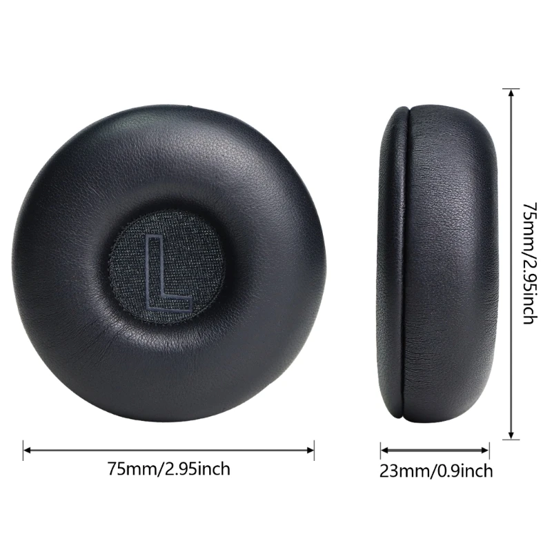 R91A 2 قطعة وسادات الأذن من جلد الغنم المريح وسائد الأذن لسماعات الأذن اللاسلكية H8i H8 اللطيفة على الأذنين سهلة التركيب