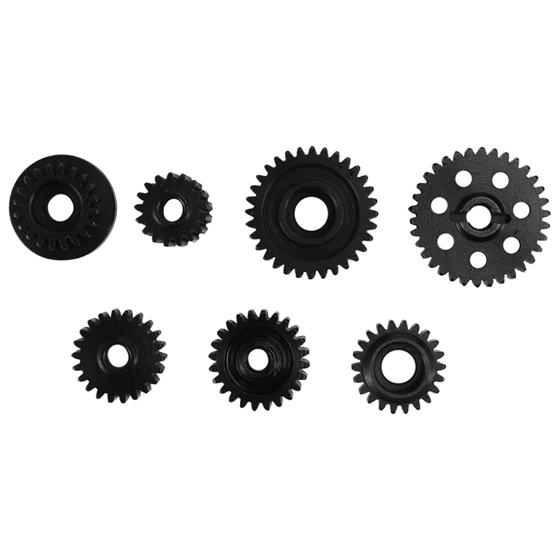 DELAM-Metalen Stalen Versnellingsbak Versnellingen Set Wave Box Gear Set Voor Yikong YK4082 YK4102 YK4103 Absima Sherpa RC Crawler auto Upgrade Onderdelen