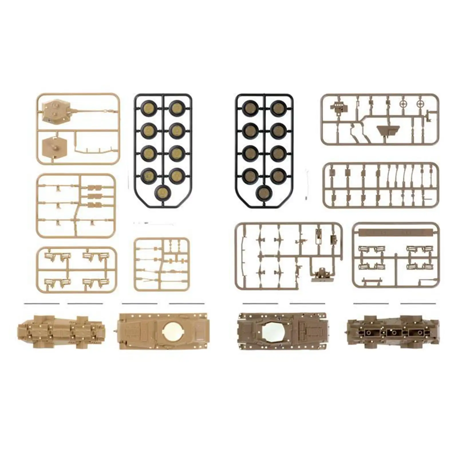 Simulation 1/72 Deutsches Panzermodell Panzerpanzer Modellbausteine für