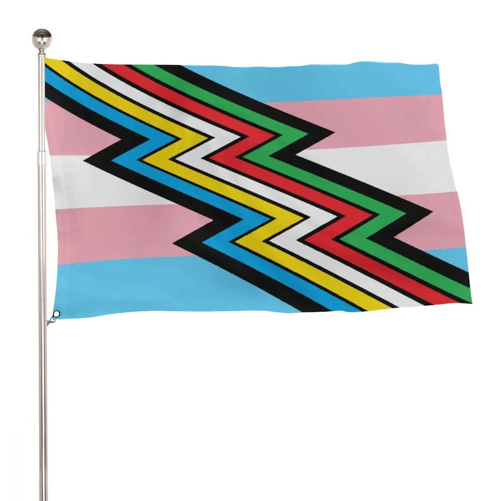 Flagnshow 100% Polyester Disability Pride Flag Transgender Flag  Rainbow Pride Flag