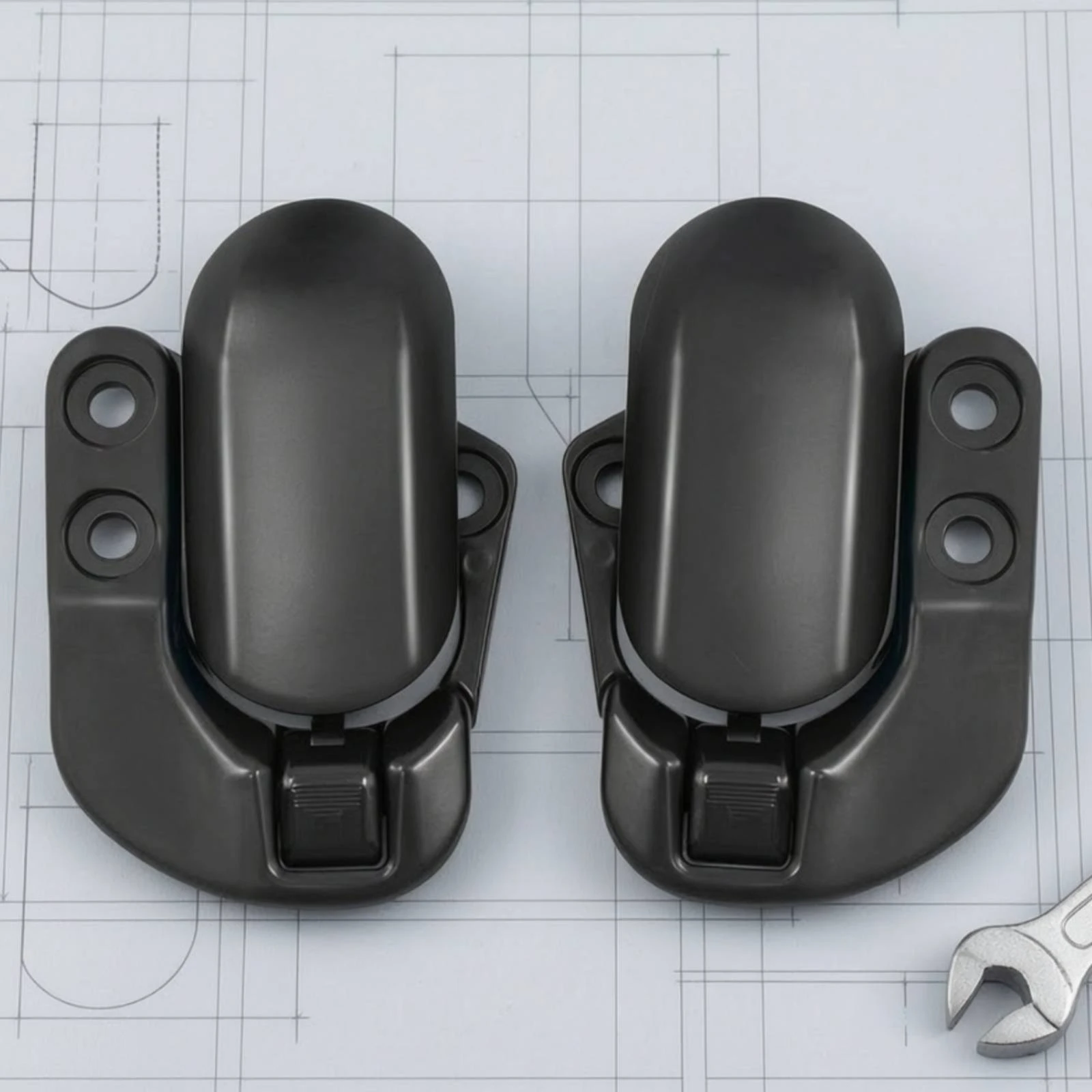 Convertible Top Latch Assembly Secure Soft Top Roof Latch Car Parts Cost-Effective Molded for Mechanics