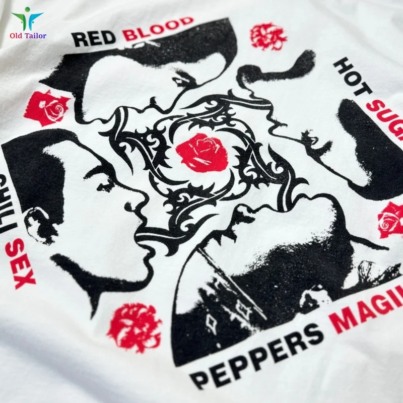 تريند وايت سانت تي شيرت أفضل جودة أزياء شارع العليا غسلها الرجال النساء الخريف طويلة الأكمام قمم تي شيرت #3