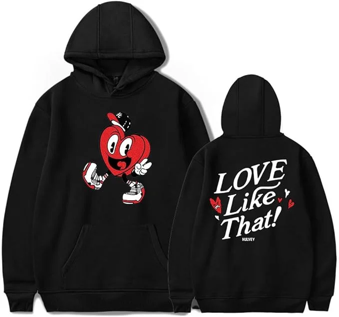 

Hulvey Love Like That Merch Толстовка с капюшоном Уличная одежда Унисекс Модные повседневные пуловеры унисекс в стиле хип-хоп