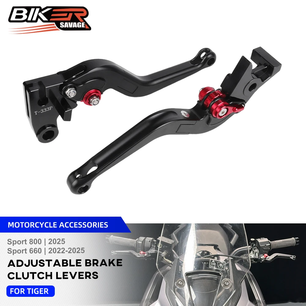

2025 For Tiger Sport 800 Folding Brake Clutch Levers FOR Tiger Sport 660 2022-2024 Adjustable Front Control Handles Accessories